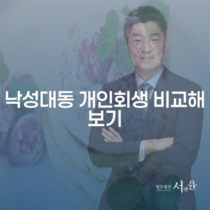 낙성대동 개인회생 비교해보기