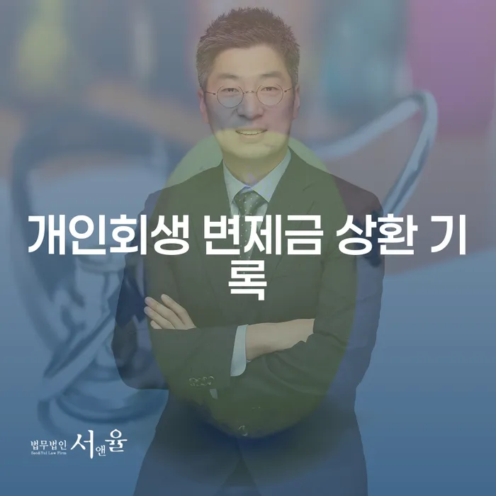 개인회생 변제금 상환 기록, 어떻게 관리해야 할까요?