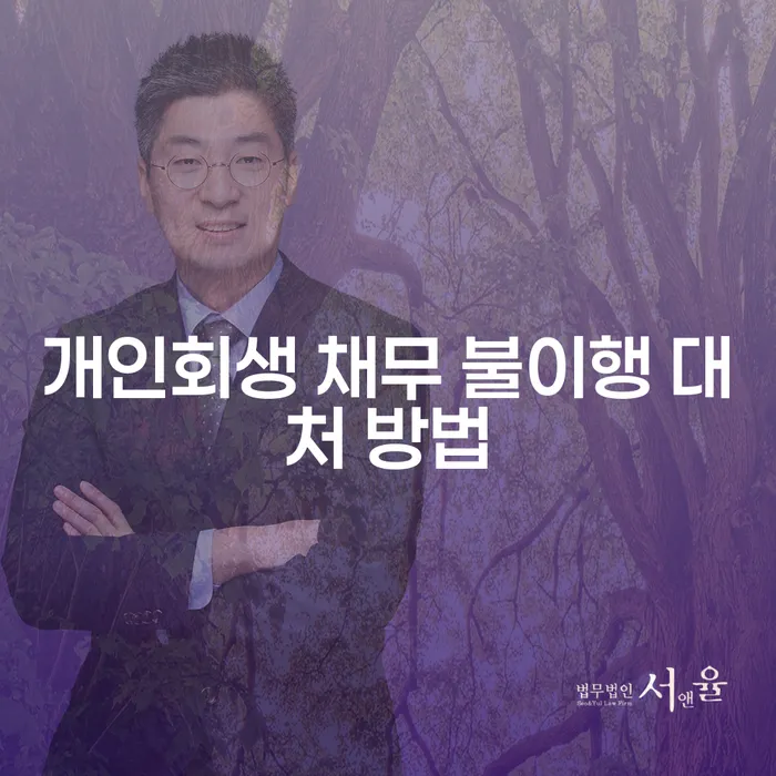 개인회생 채무 불이행 대처 방법, 어떻게 접근해야 할까요?