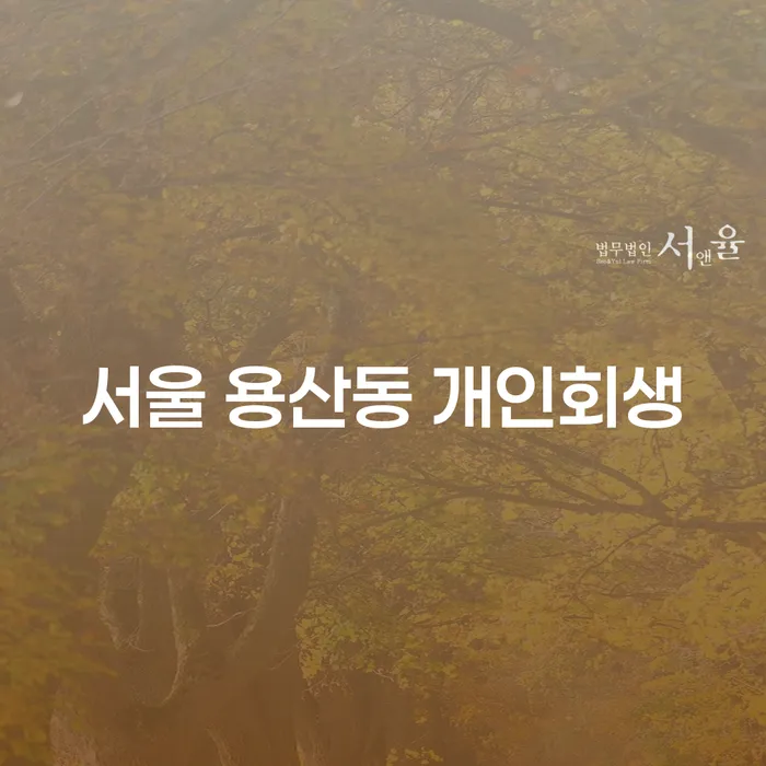 서울 용산동 개인회생, 채무 해결의 첫걸음인가?